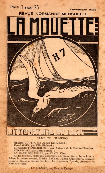 La Mouette, novembre 1922.