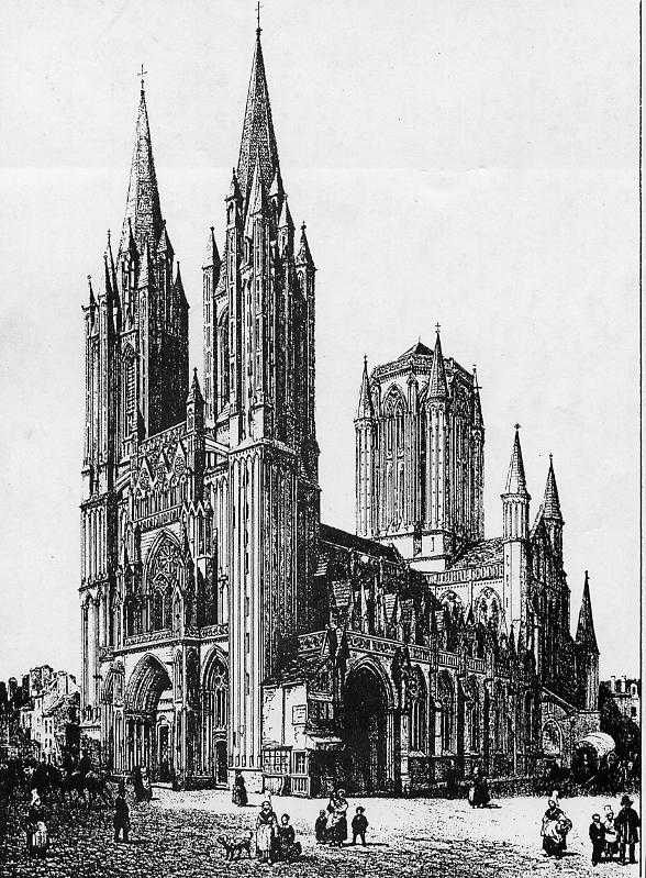 La Normandie illustrée. Cathédrale de Coutances