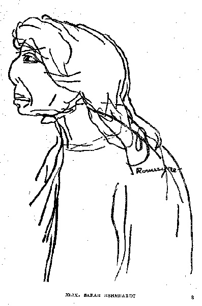 Sarah Bernhardt par André Rouveyre